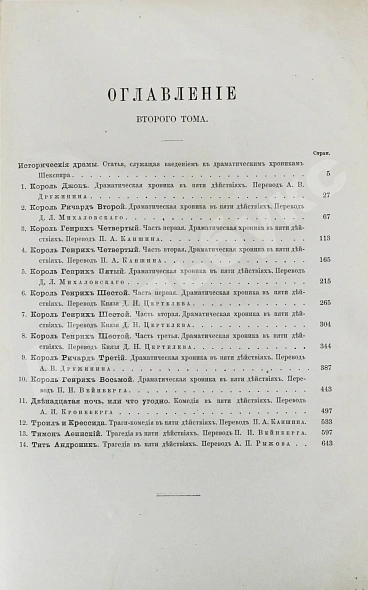 Антикварная книга Шекспир, У. Полное собрание сочинений Виллиама Шекспира в переводе русских писателей — Шекспир Уильям, 1899 дополнительное фото 8