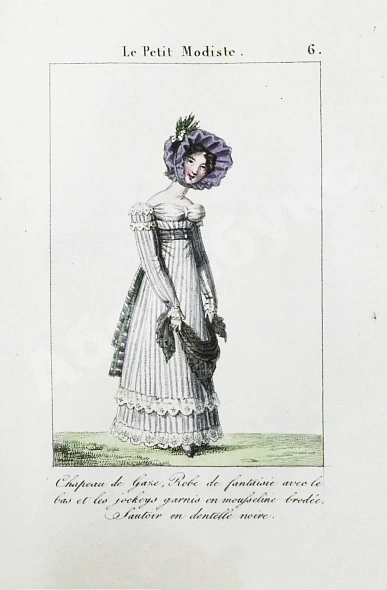 Антикварная книга Le Petit Modiste Français. Dédié au Dames — , 1820 дополнительное фото 7