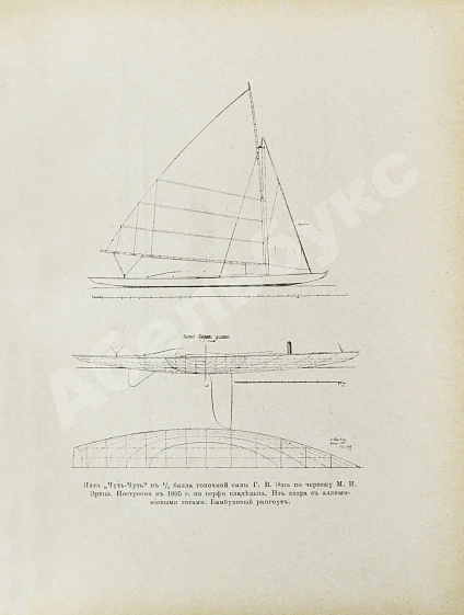 Антикварная книга Эш, Г.В. Руководство для любителей парусного спорта — , 1895 дополнительное фото 6