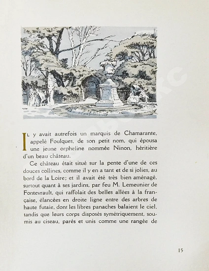 Антикварная книга Boylesve, R. La lecon d’Amour dans un Parc. Буалев, Р. Урок любви в парке — Boylesve René, 1927 дополнительное фото 5