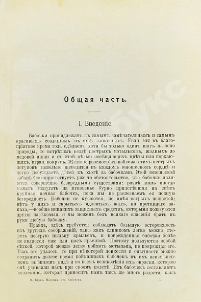 Антикварная книга Берге, Ф. Маленький атлас бабочек для начинающих собирателей — Берге Фридрих, 1913 дополнительное фото 3