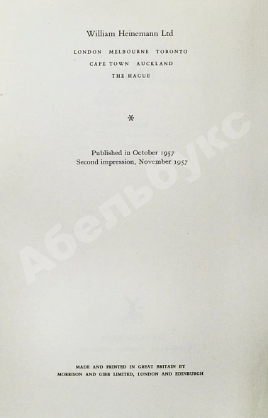 Антикварная книга Nabokov, V. Pnin. Набоков, В.В. Пнин. Первое издание — Набоков Владимир Владимирович, 1957 дополнительное фото 4