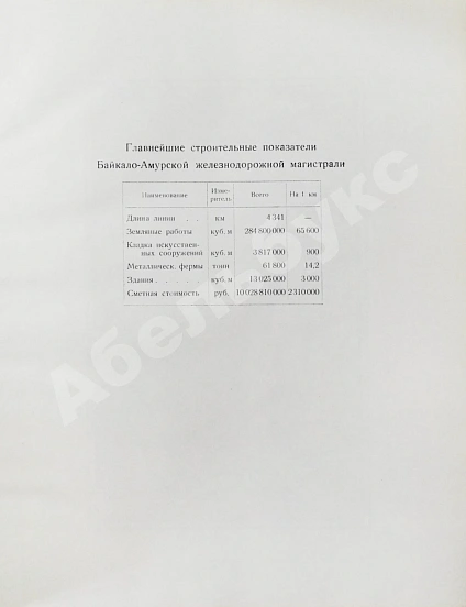 Антикварная книга Байкало-Амурская железнодорожная магистраль — , 1945 дополнительное фото 6