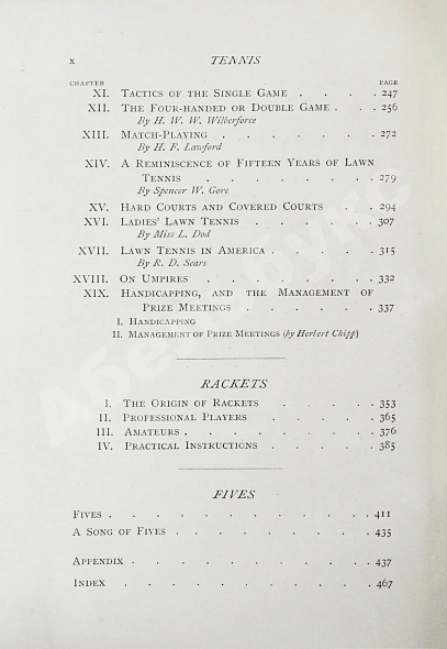 Антикварная книга Heathcote, J.M. Tennis. Lawn tennis. Rackets. Fives. Хиткоут, Дж.М. Теннис. Лаун-теннис. Ракетки. Пятёрки — Хиткоут Джон Мойер Heathcote John Moyer, 1890 дополнительное фото 12