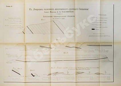 Антикварная книга Тульчинский, К.Н. Очерки полезных ископаемых русского Сахалина — Тульчинский Константин Николаевич, 1907 дополнительное фото 6