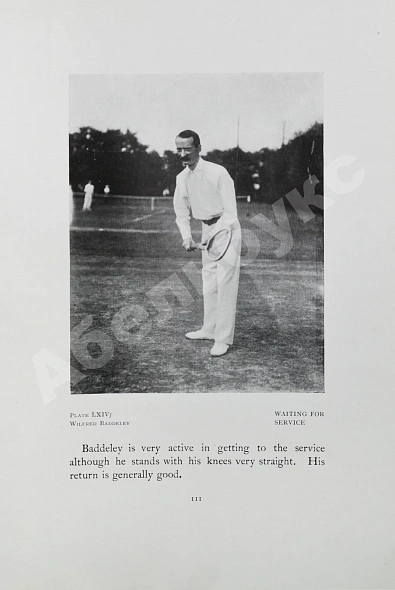 Антикварная книга Beldam, G., Vaile, P.A. Great lawn tennis players. Their Methods Illustrated — Вейл Перси Адольфус Beldam George, 1905 дополнительное фото 6