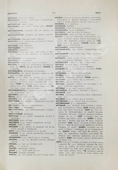 Антикварная книга Rysk-Svensk Ordbok. Русско-шведский словарь — , 1896 дополнительное фото 7