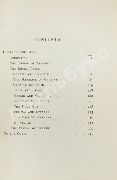 Антикварная книга Tennyson, A. Idylls of the King by Alfred Lord Tennyson — , 1907 дополнительное фото 6