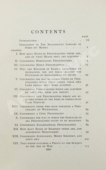 Антикварная книга Machiavelli, N. The Prince by Nicolo Machiavelli — Макиавелли Никколо, 1900 дополнительное фото 7