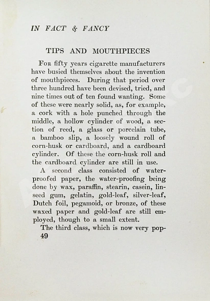 Антикварная книга Bain, J. Jr. Cigarettes in fact and fancy — , 1906 дополнительное фото 8
