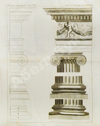 Антикварная книга Марка Витрувия Поллиона об архитектуре — , 1790-1794 дополнительное фото 8
