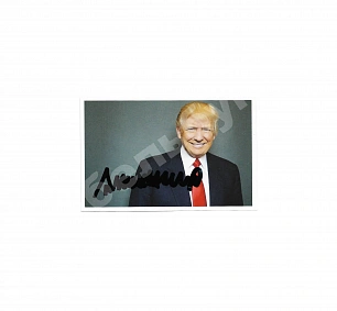 Дональд Трамп [автограф]