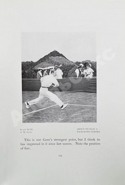 Антикварная книга Beldam, G., Vaile, P.A. Great lawn tennis players. Their Methods Illustrated — Вейл Перси Адольфус Beldam George, 1905 дополнительное фото 7