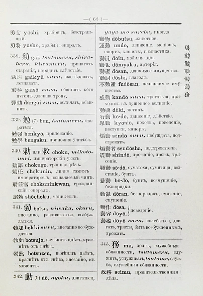 Антикварная книга Позднеев, Д.М. Японо-русский иероглифический словарь — , 1908 дополнительное фото 8