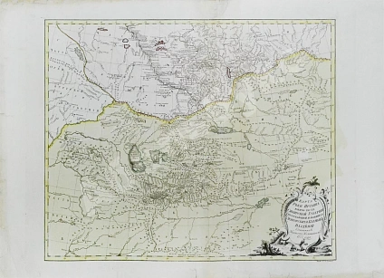 Антикварная книга Карта реки Иртыша и южной части Сибирской губернии — , 1777