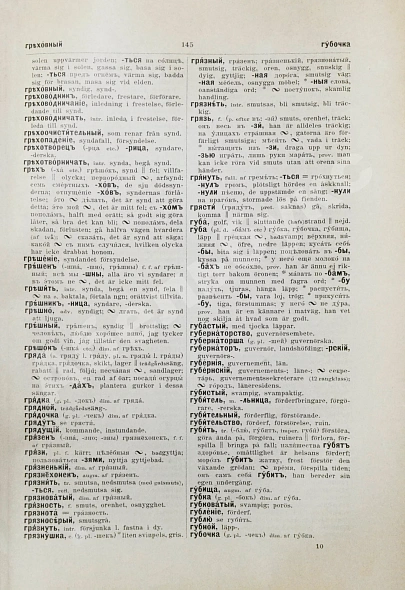 Антикварная книга Rysk-Svensk Ordbok. Русско-шведский словарь — , 1896 дополнительное фото 6