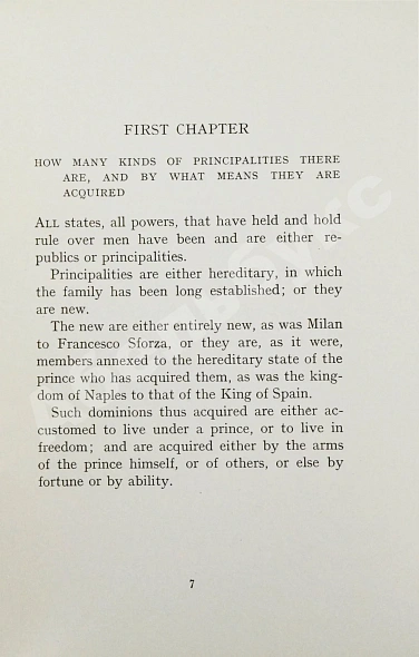 Антикварная книга Machiavelli, N. The Prince by Nicolo Machiavelli — Макиавелли Никколо, 1900 дополнительное фото 9