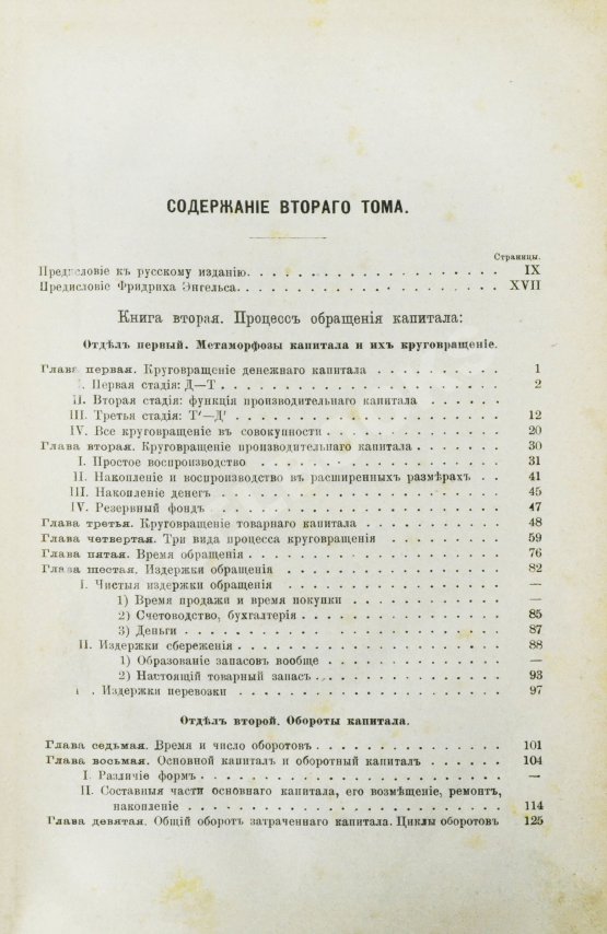 Первое/Прижизненное издание Маркс, К. Капитал. Критика политической экономии. Первое русское издание