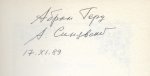 Терц, Абрам [Синявский, А.Д., автограф] Крошка Цорес