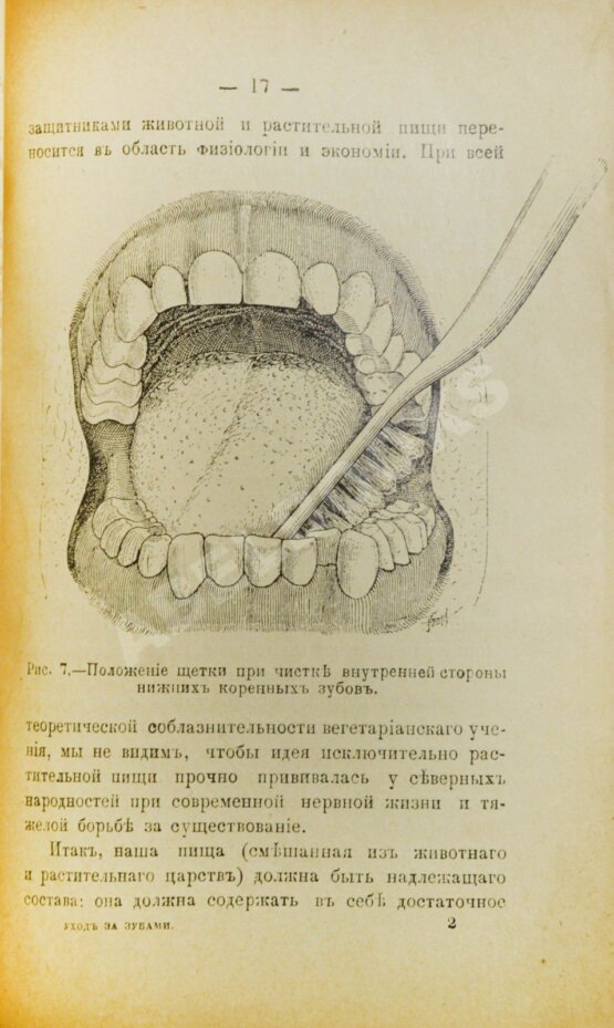 Антикварная книга Тубянский, Д.М. Уход за зубами