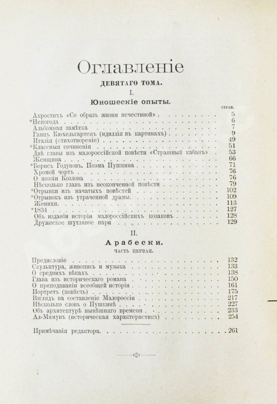 Антикварная книга Гоголь, Н.В. Сочинения Н.В. Гоголя