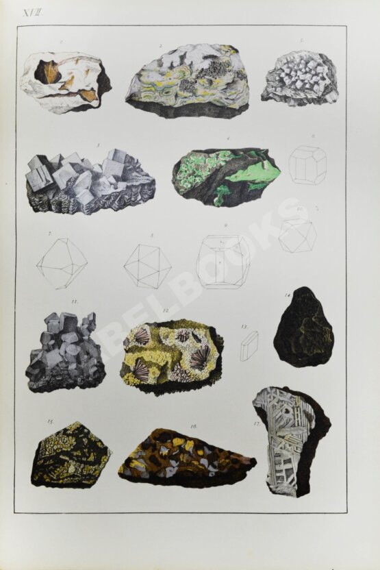 Антикварная книга Курр, И.Г. фон, Ганике А.Б. Атлас минералов