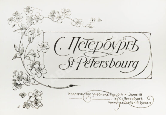 Антикварная книга Санкт-Петербург. Альбом