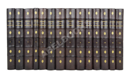Антикварная книга Достоевский, Ф.М. Полное собрание сочинений Ф.М. Достоевского (СПб.: Типография П.Ф. Пантелеева, 1904-1906.) Антикварная книга Достоевский, Ф.М. Полное собрание сочинений Ф.М. Достоевского (СПб.: Типография П.Ф. Пантелеева, 1904-1906.)