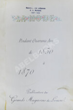 Мода. Костюм, платье, шляпы, причёска и туалетные принадлежности на протяжении сорока лет с 1830 по 1870 годы