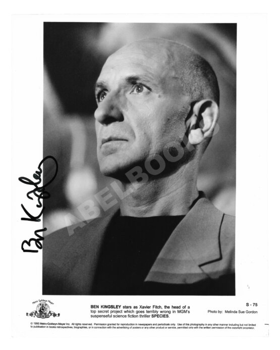 Бен Кингсли [автограф]