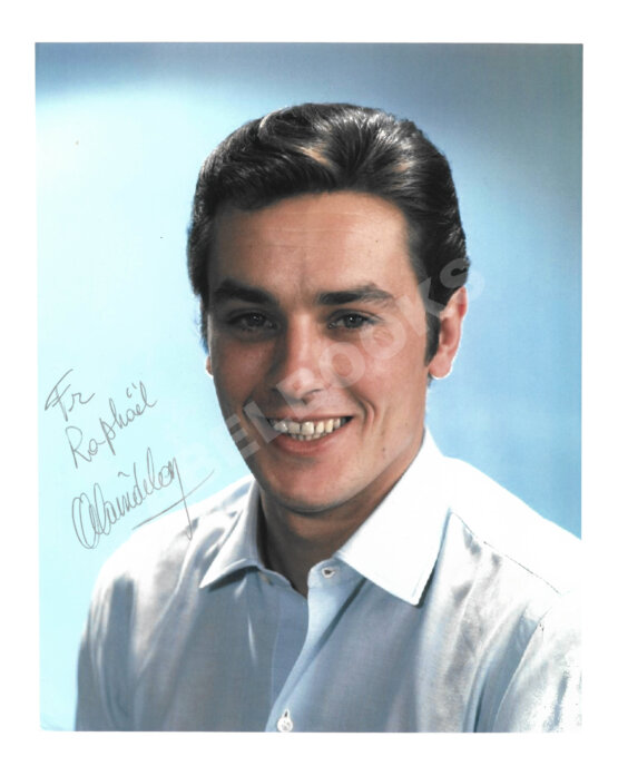 Ален Делон [автограф]