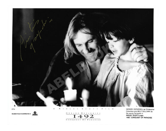 Жерар Депардьё [автограф]