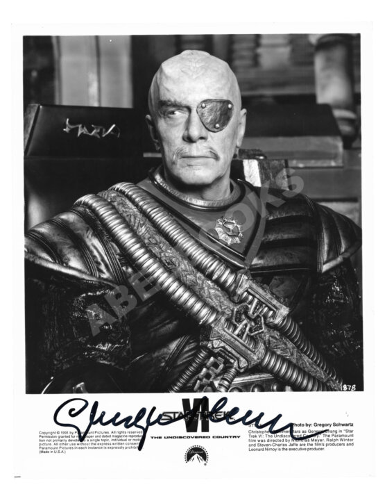 Кристофер Пламмер [автограф]