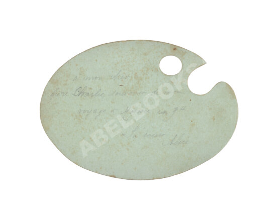 Фотография с видом Москвы в форме художественной палитры