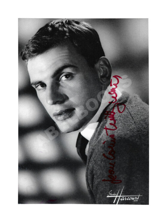 Жан-Луи Трентиньян [автограф]