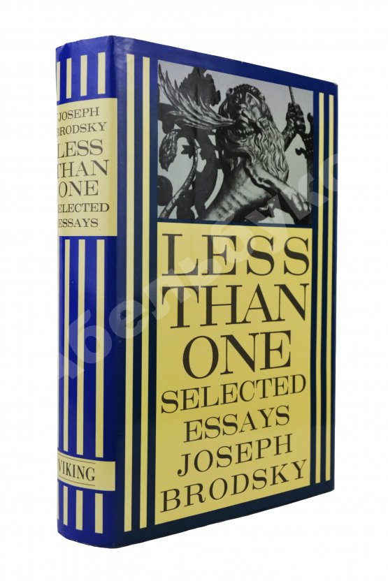 Антикварная книга Бродский, И.А. [автограф] Brodsky, J. Less than one