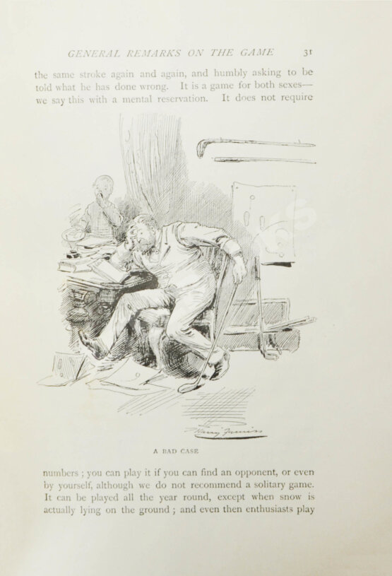 Антикварная книга Хатчинсон, Г. Гольф