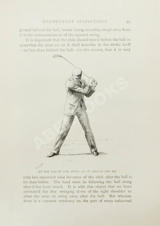 Антикварная книга Хатчинсон, Г. Гольф