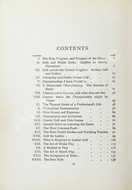 Антикварная книга Taylor on golf. Impressions, comments and hints. Тейлор, Д.Г. Тейлор о гольфе