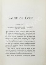 Taylor on golf. Impressions, comments and hints. Тейлор, Д.Г. Тейлор о гольфе