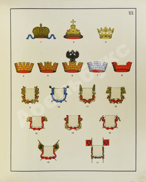 Антикварная книга Лукомский, В.К., Типольт, Н.А. Русская геральдика