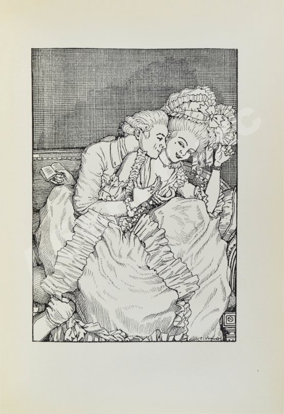 Антикварная книга [Малая Маркиза] Das Lesebuch der Marquise