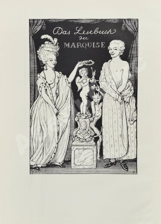 Антикварная книга [Малая Маркиза] Das Lesebuch der Marquise