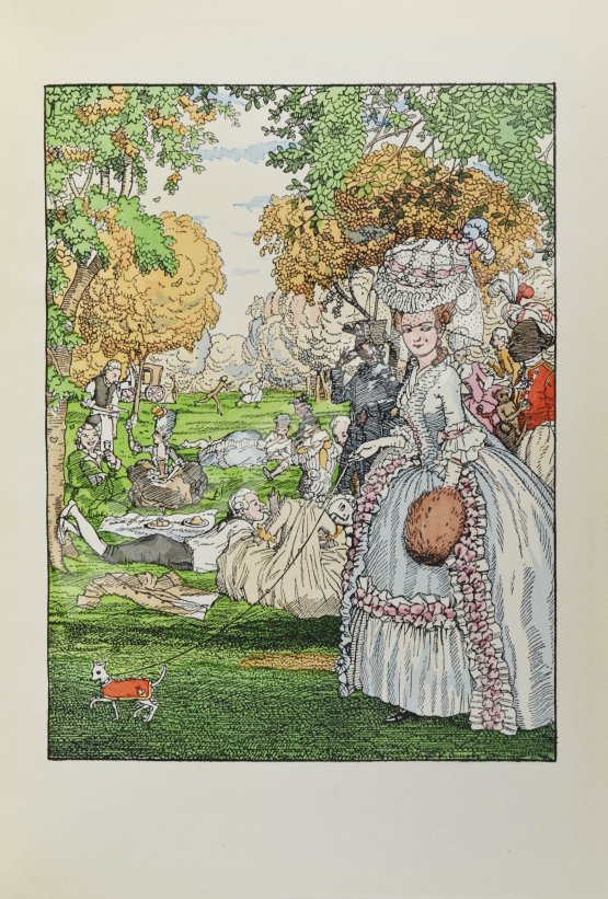 Антикварная книга [Малая Маркиза] Das Lesebuch der Marquise