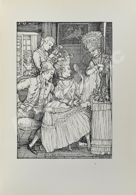 Антикварная книга [Малая Маркиза] Das Lesebuch der Marquise