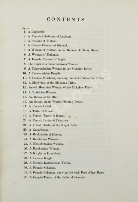 Антикварная книга Александер, У. Художественное воспроизведение костюмов и обычаев народов Российской Империи,