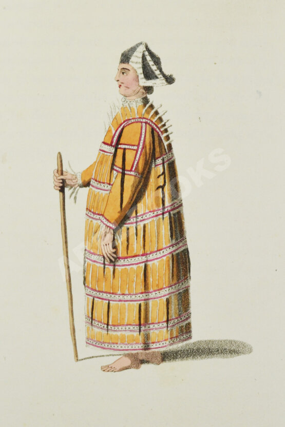 Антикварная книга Александер, У. Художественное воспроизведение костюмов и обычаев народов Российской Империи,