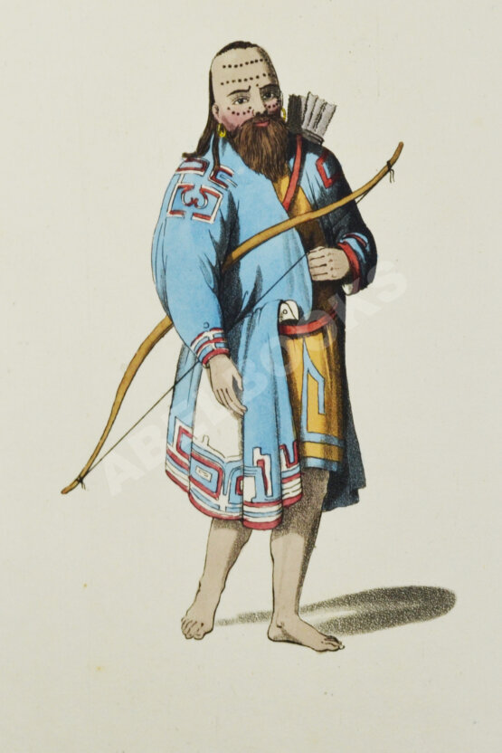 Антикварная книга Александер, У. Художественное воспроизведение костюмов и обычаев народов Российской Империи,