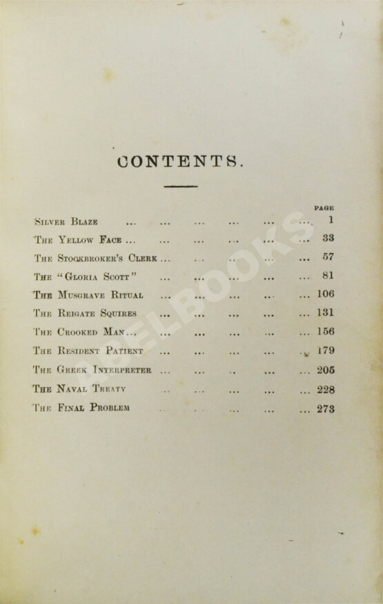 Первое/Прижизненное издание Conan Doyle, A. The Last Adventures of Sherlock Holmes being a new edition of his «memoirs»