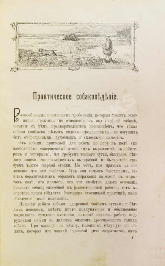 Антикварная книга Оберлендер, Г. Дрессировка и натаска подружейных собак